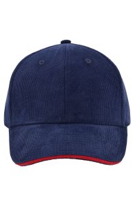 6 Panel Corduroy Sandwich Cap